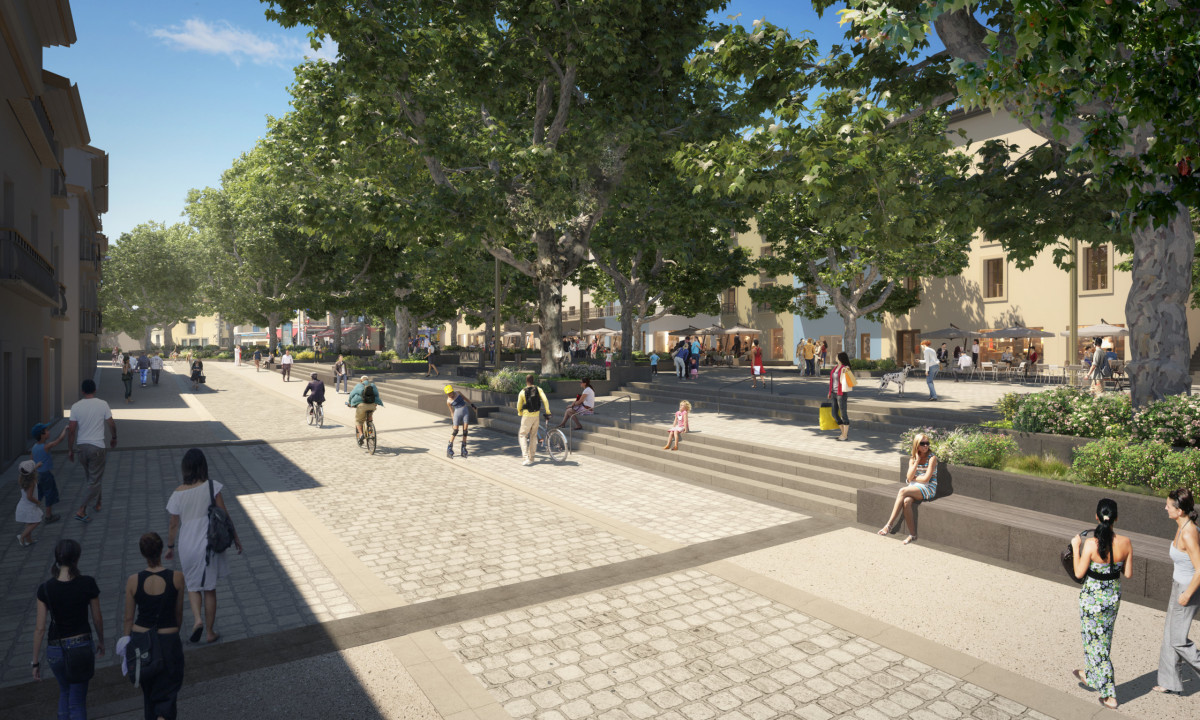 réaménagement la promenade d’Agde – visuel du projet de réaménagement