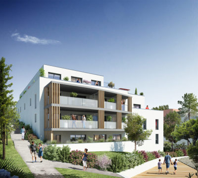 Programme neuf Jardin de l'arche : Appartements Neufs Montpellier : Hôpitaux-Facultés référence 7138