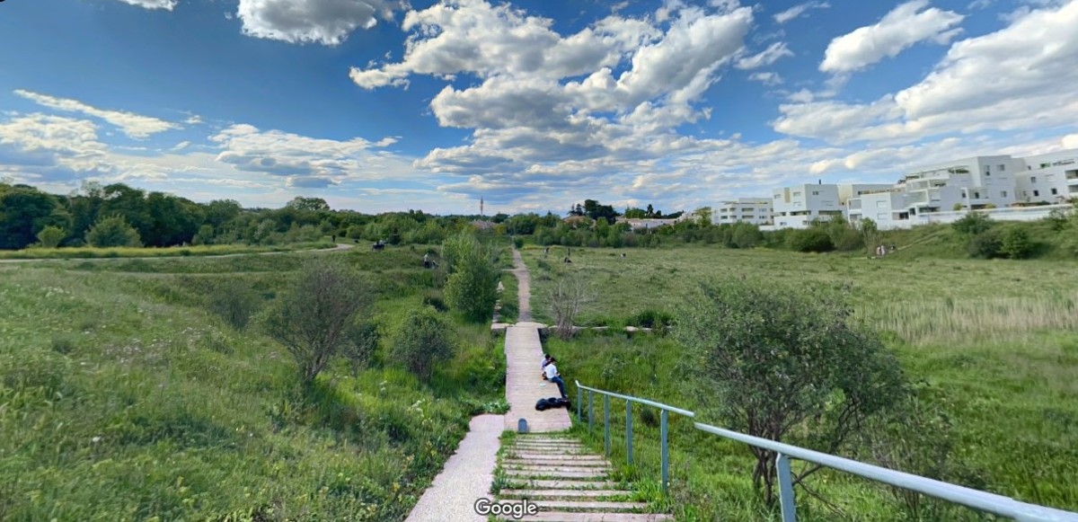 le parc Rieucoulon à Montpellier