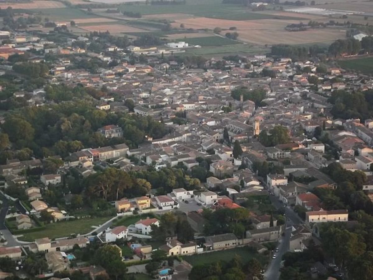 Zones Pinel à Montpellier - la zone B2 Montpellier zones Pinel – Vue aérienne de Lansargues