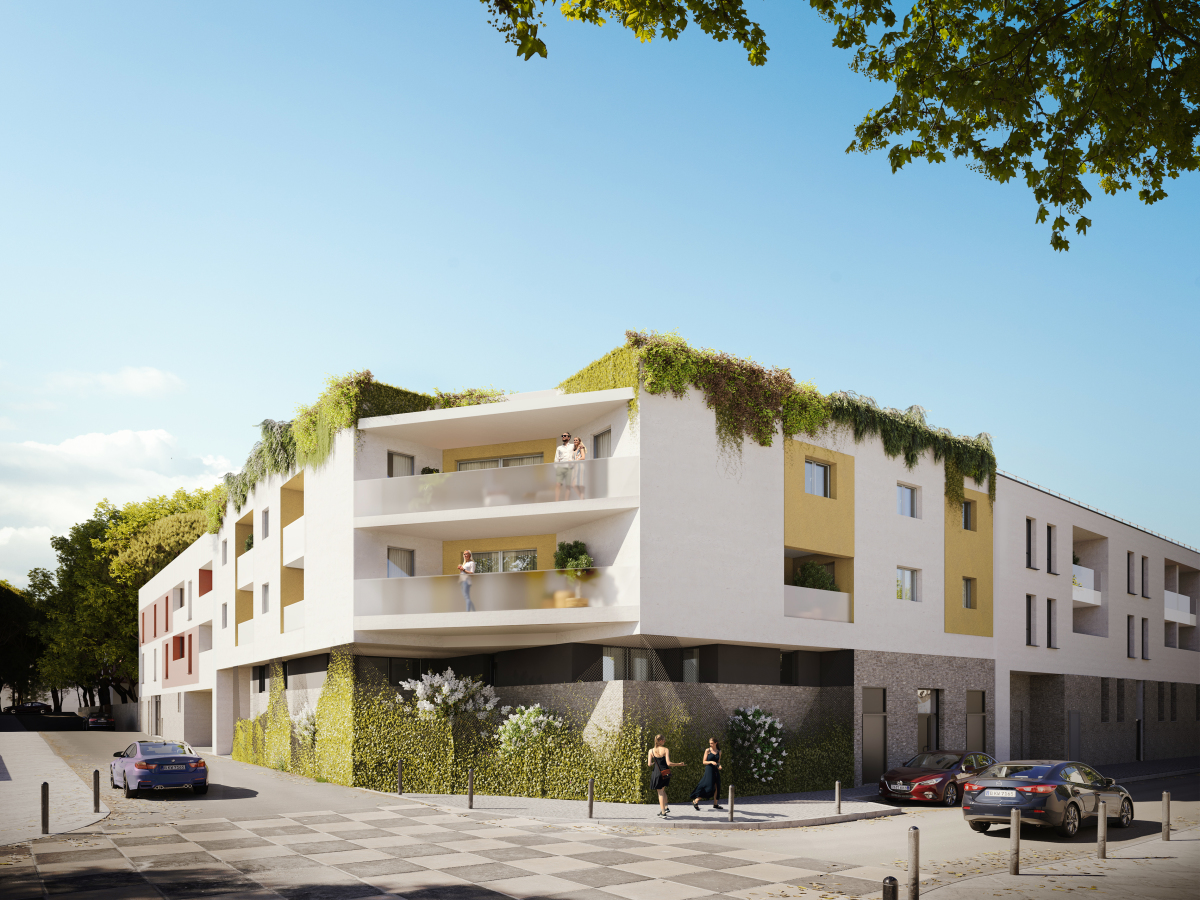 Programme neuf Blanc Coton : Appartements neufs à Castelnau-le-Lez référence 7281, aperçu n°0