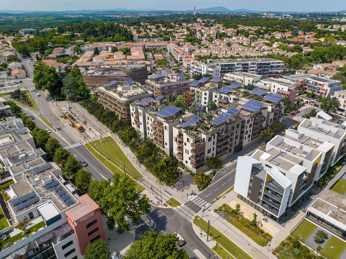 halles védasiennes – visuel aérien tram halles védasiennes