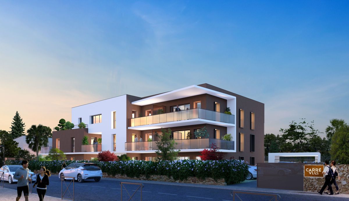 Programme neuf Carré Vias : Appartements neufs à Vias référence 7362, aperçu n°0
