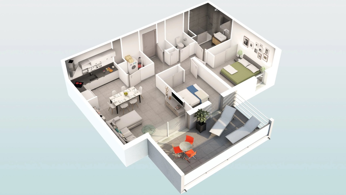 Programme neuf Perles d'Ô : Appartements neufs à Béziers référence 7395, aperçu n°2
