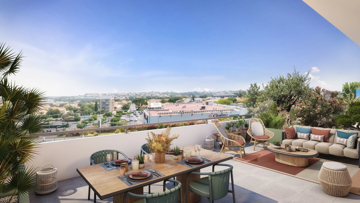 Programme neuf Egerie : Appartements neufs à Béziers référence 7397, aperçu n°2