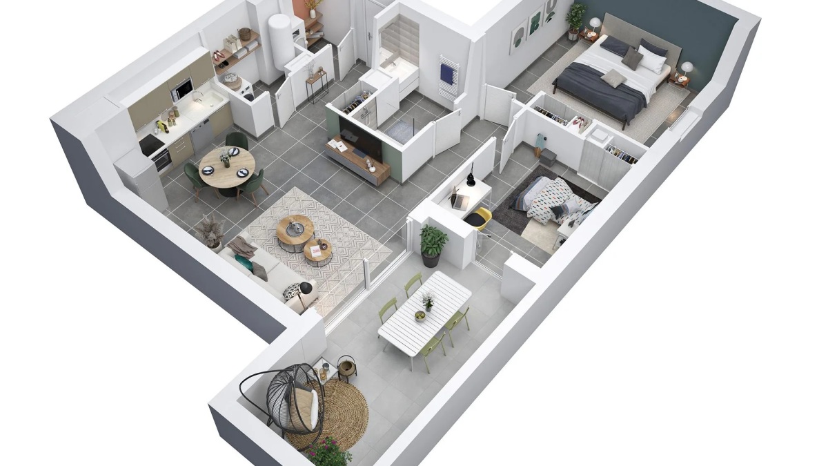 Programme neuf Egerie : Appartements neufs à Béziers référence 7397, aperçu n°1