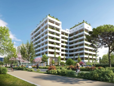 Programme neuf Villa Laurès : Appartements Neufs Montpellier : Port marianne référence 7402