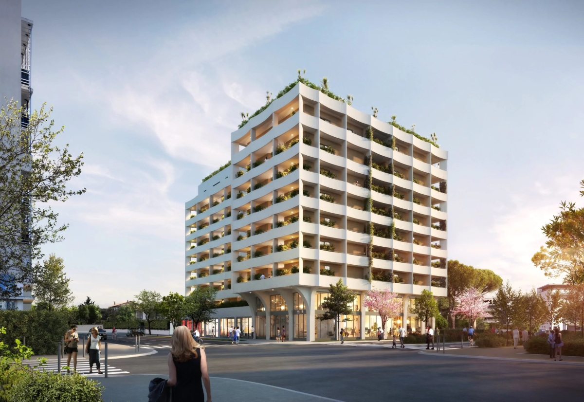 Programme neuf Villa Laurès : Appartements neufs à Port marianne référence 7402, aperçu n°3