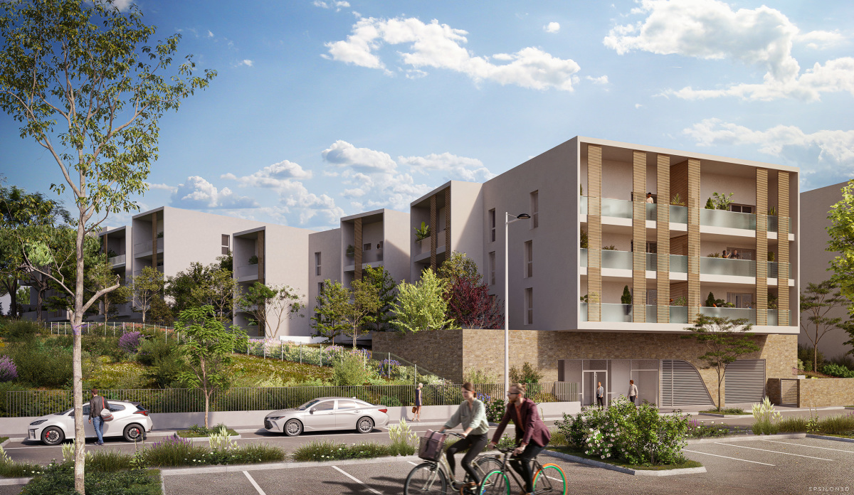 Programme neuf Cinq Sens : Appartements neufs à Béziers référence 7406, aperçu n°0