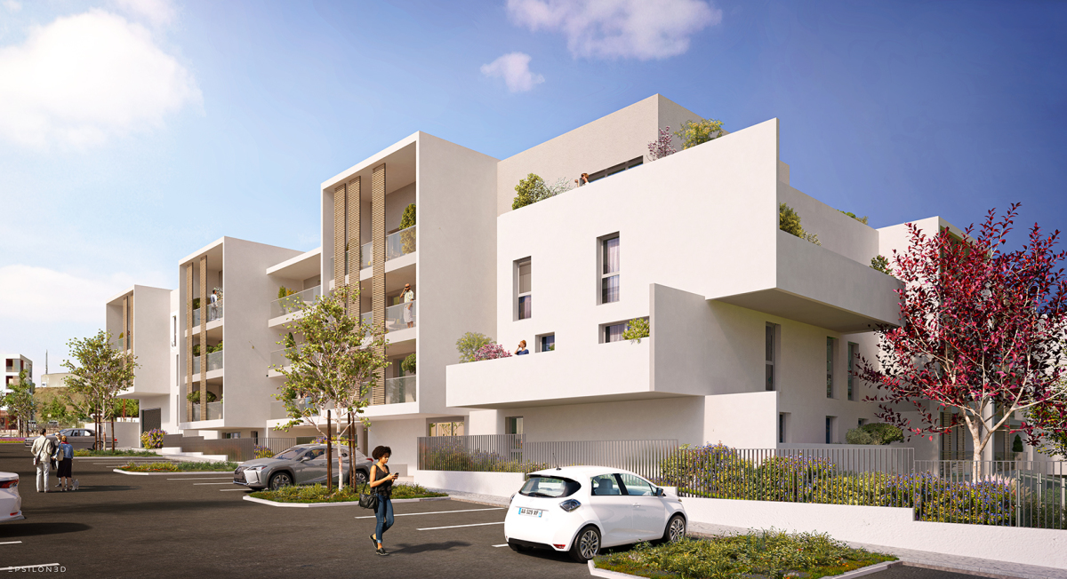 Programme neuf Cinq Sens : Appartements neufs à Béziers référence 7406, aperçu n°2