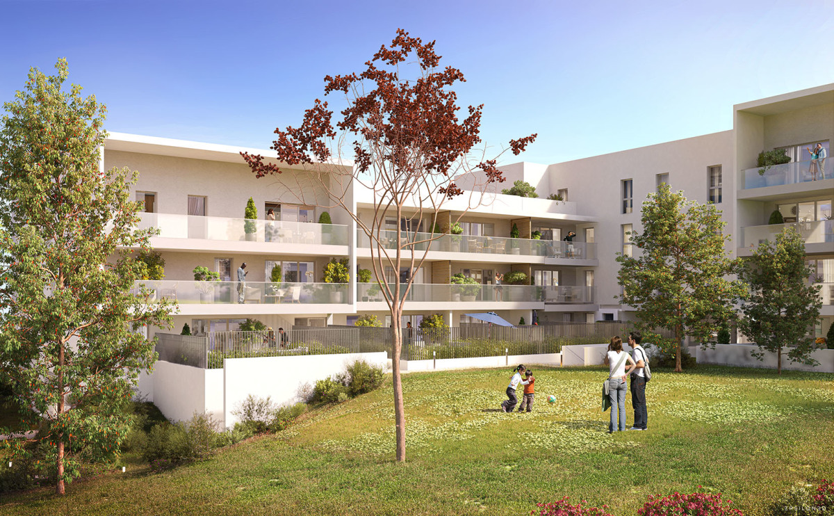 Programme neuf Cinq Sens : Appartements neufs à Béziers référence 7406, aperçu n°3