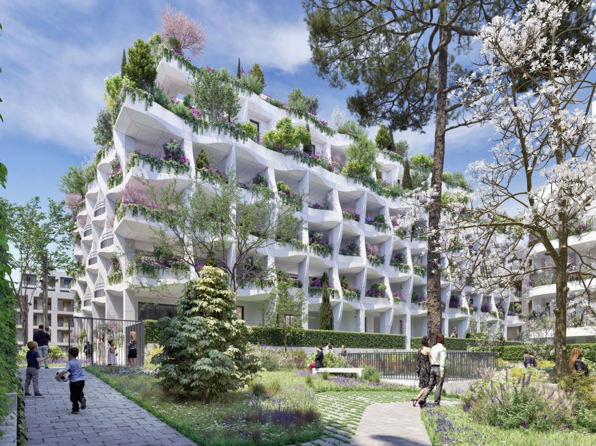 Programme neuf Opale et Sens : Appartements neufs à Estanove référence 7450, aperçu n°0