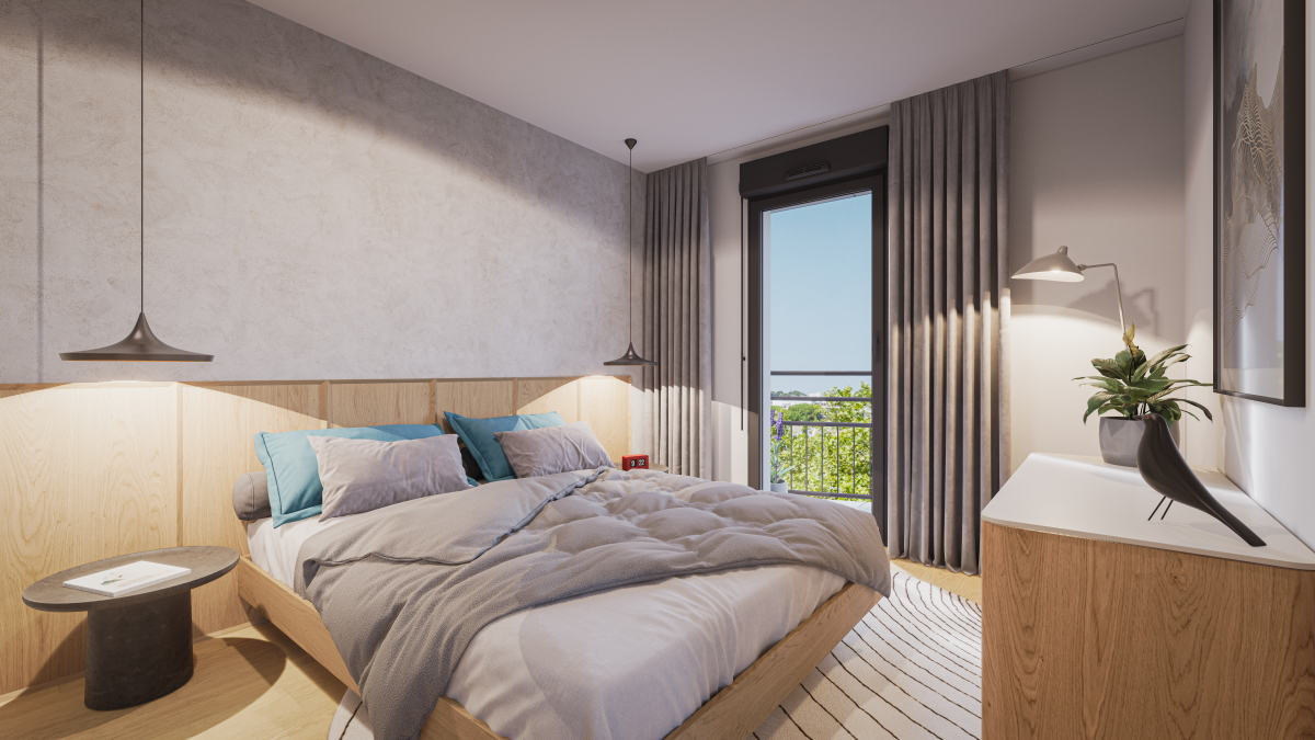 Programme neuf Opale et Sens : Appartements neufs à Estanove référence 7450, aperçu n°2