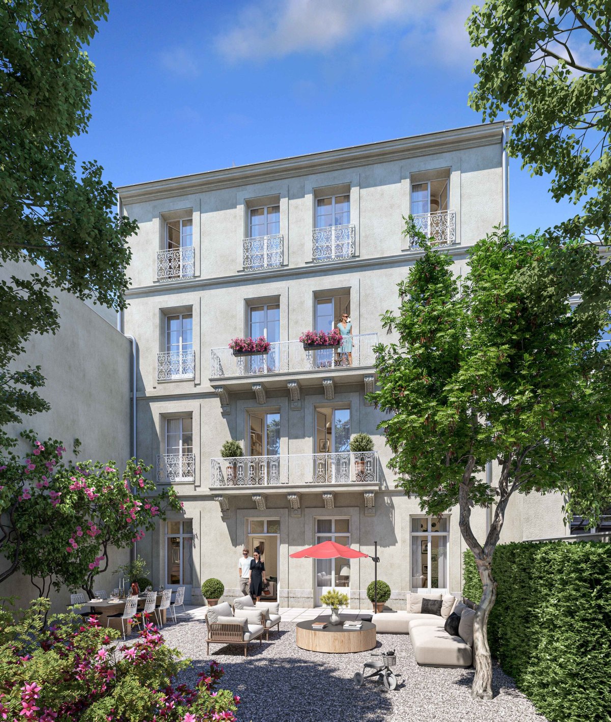 Programme neuf Villa André : Appartements neufs à Gambetta référence 7453, aperçu n°2