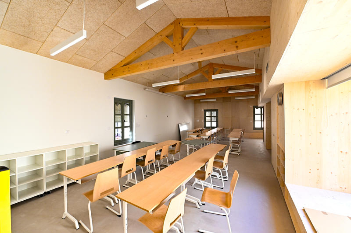 L'école se trouve dans un bâtiment historique de Montpellier inauguration école pierre et collette soulages montpellier – une salle de classe de l’école Soulages