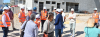 Le maire de montpellier sur le chantier de carré renaissance zac restanque