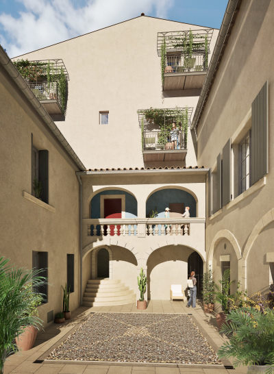 Programme neuf Isle de la Souche : Appartements Neufs Montpellier : Centre Historique référence 7523