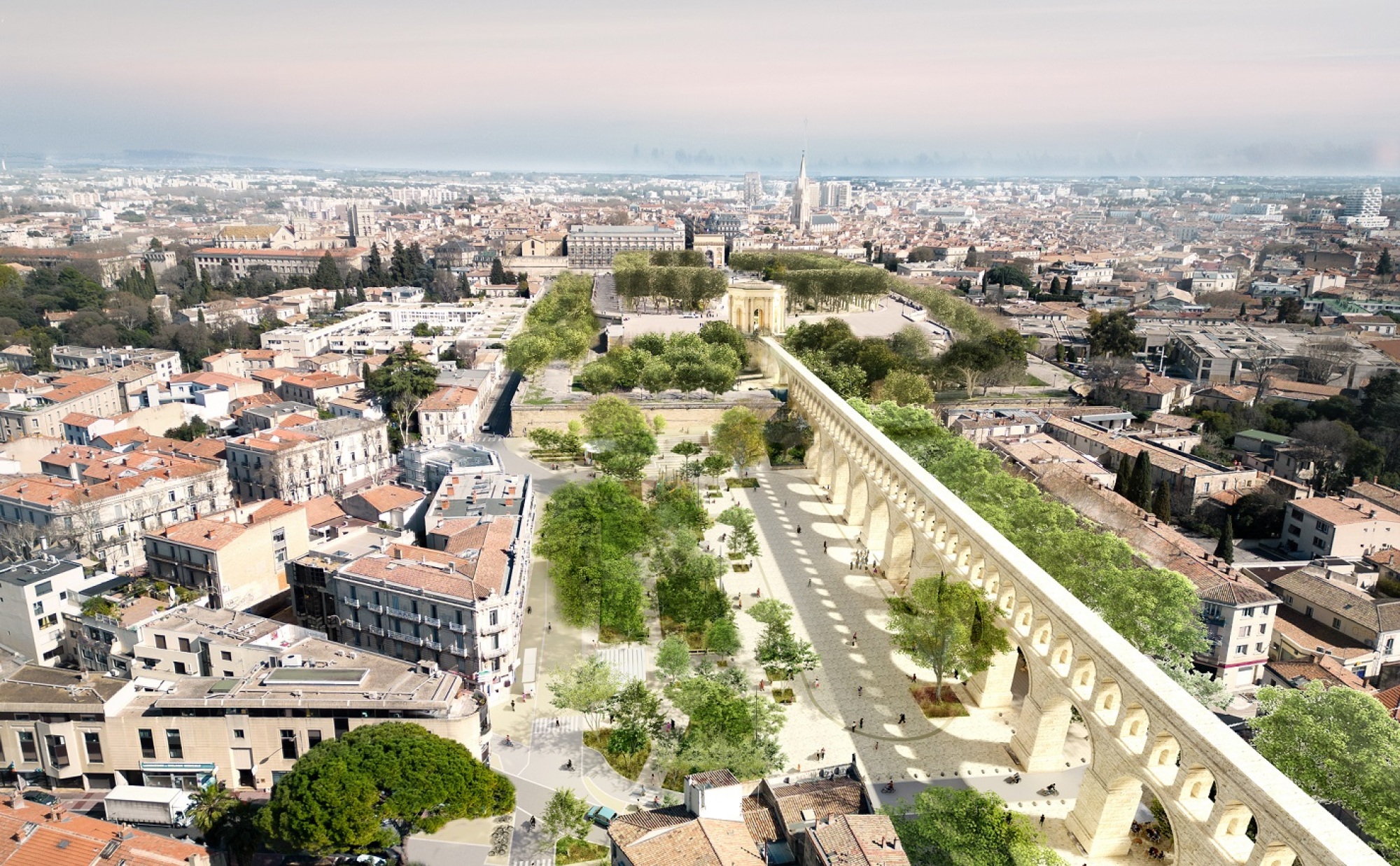 visuel du futur boulevard des arceaux