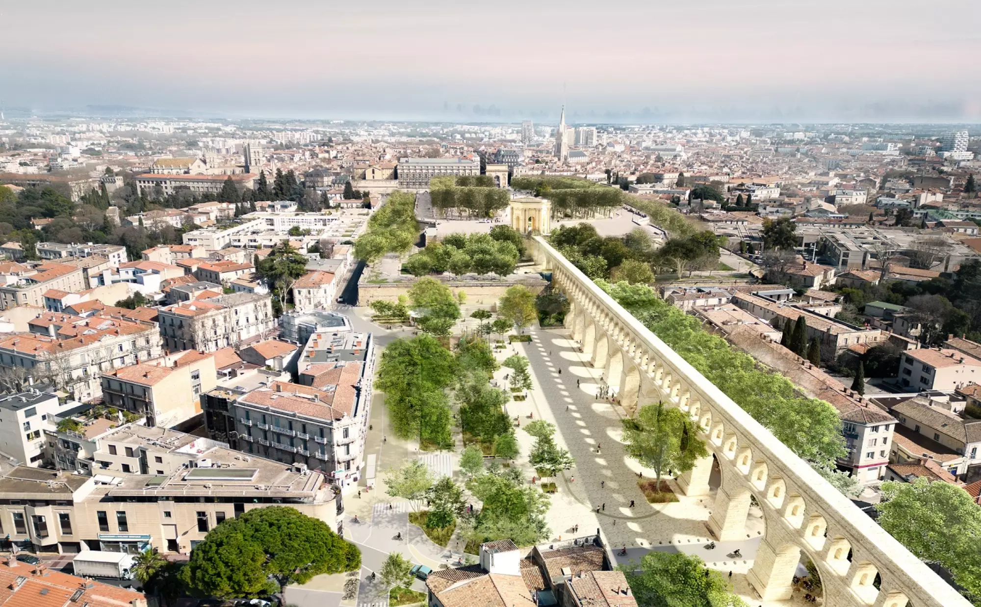 visuel du futur boulevard des arceaux