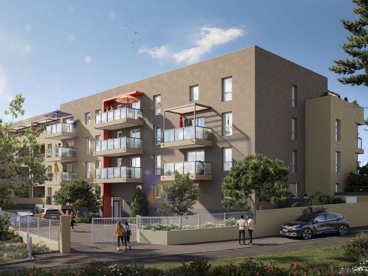 Programme neuf Terra Rossa : Appartements neufs à Nîmes référence 7528, aperçu n°0