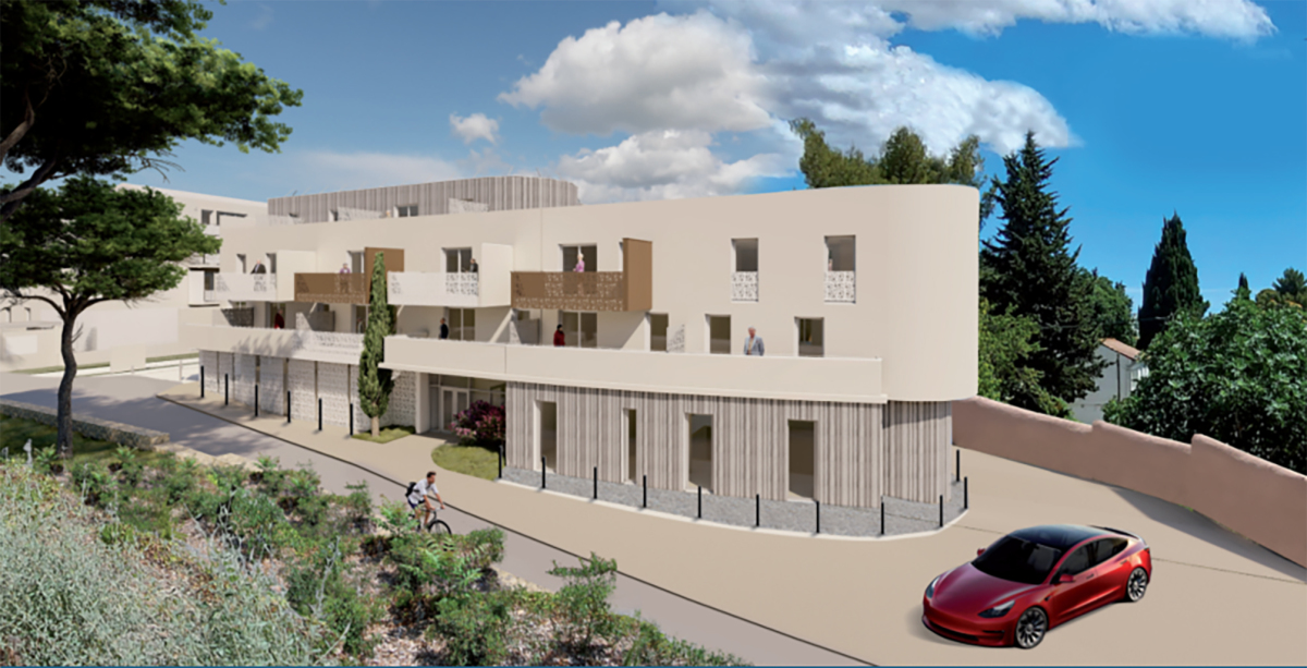 Programme neuf Jardin d'Odette : Résidences sénior à Nîmes référence 7529, aperçu n°4