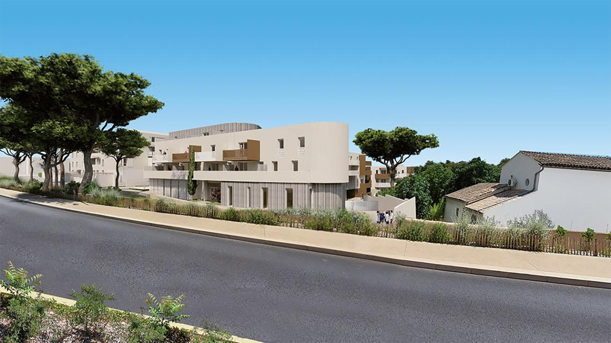 Programme neuf Jardin d'Odette : Résidences sénior à Nîmes référence 7529, aperçu n°5
