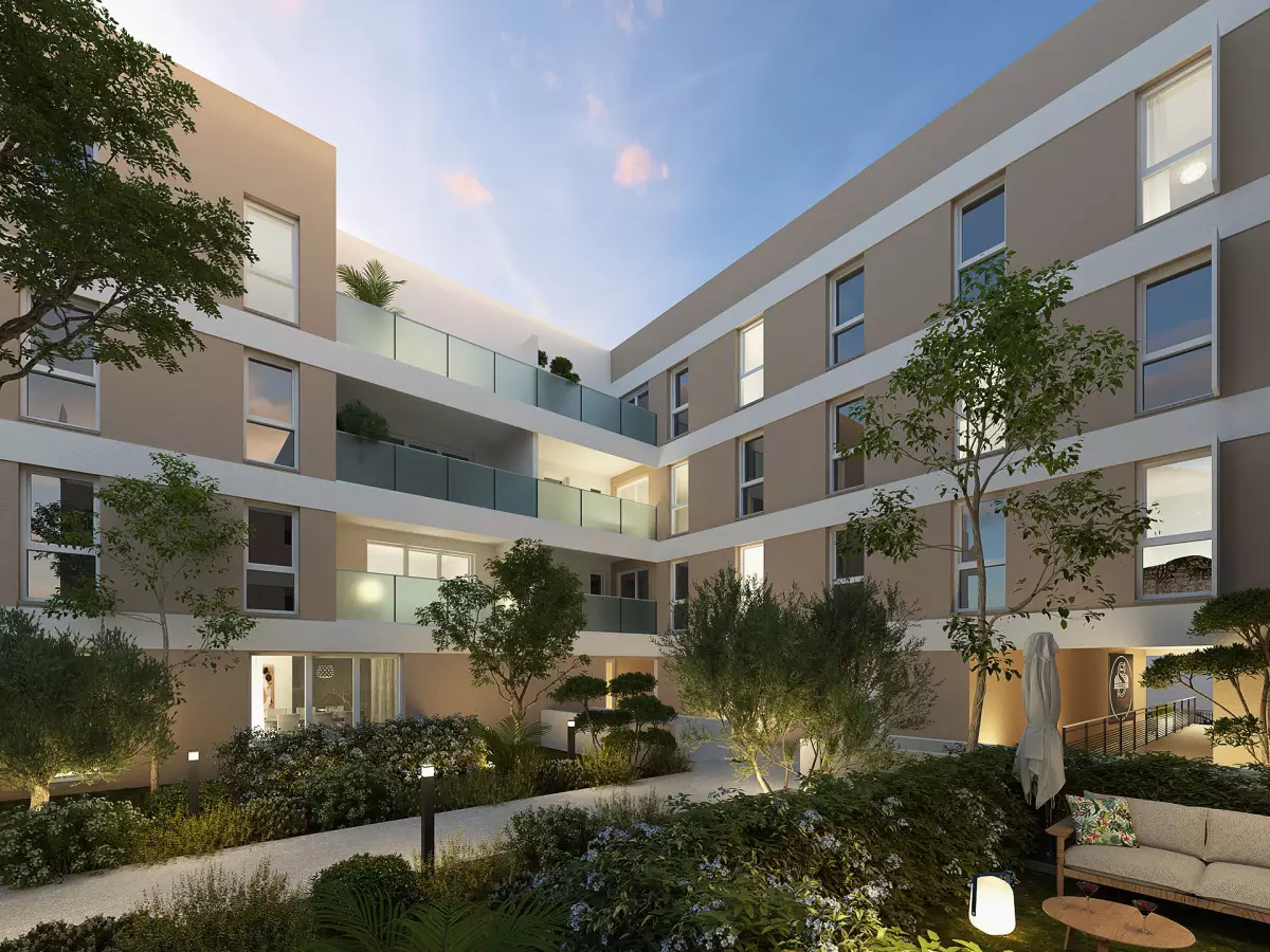 Programme neuf Serena : Appartements neufs à Nîmes référence 7540, aperçu n°6