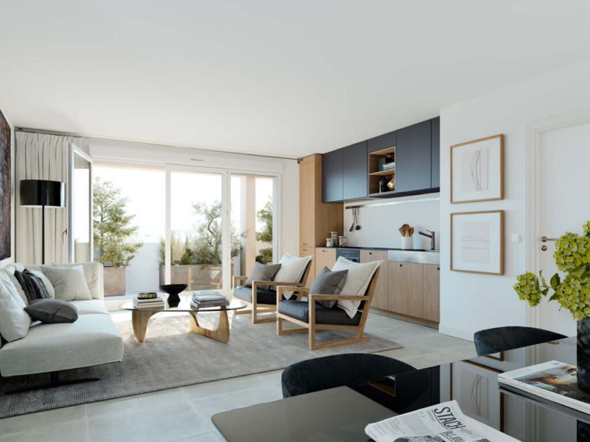 Programme neuf Terrasses du Colisée : Appartements neufs à Nîmes référence 7530, aperçu n°1
