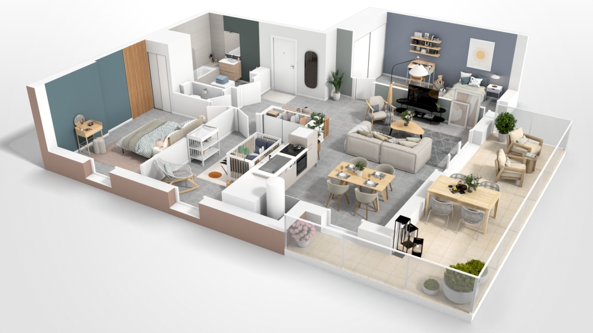Programme neuf Osmose : Appartements neufs à Béziers référence 7547, aperçu n°1