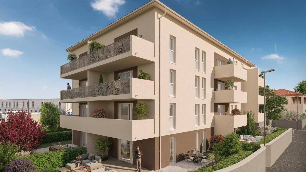 Programme neuf Agate : Appartements neufs à Béziers référence 7535, aperçu n°4