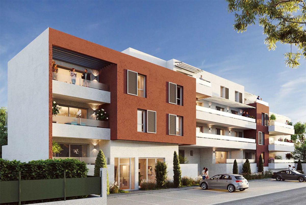 Programme neuf Villa Coustiera : Appartements neufs à Nîmes référence 7538, aperçu n°6