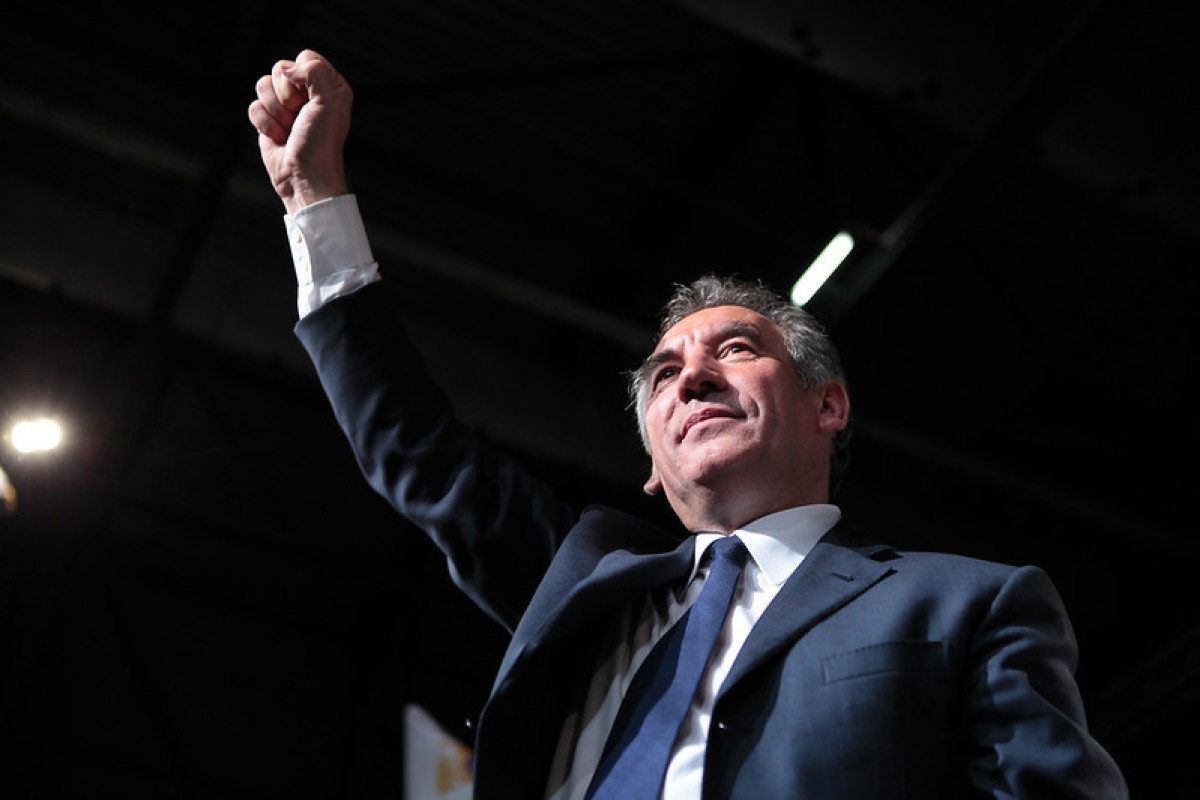 François Bayrou lors de sa campagne électorale
