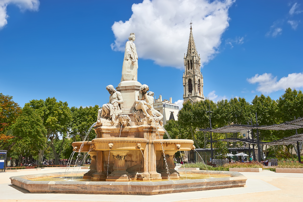 Le soleil est un invité récurrent à Nîmes vivre à Nîmes – Esplanade Charles De Gaulle à Nîmes