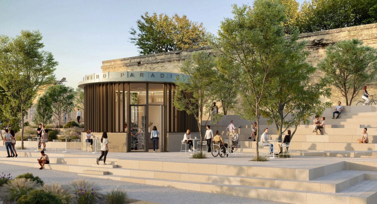 La place fait peau neuve et sera fortement végétalisée nouvelle place max rouquette montpellier – place max rouquette visuel verd paradis