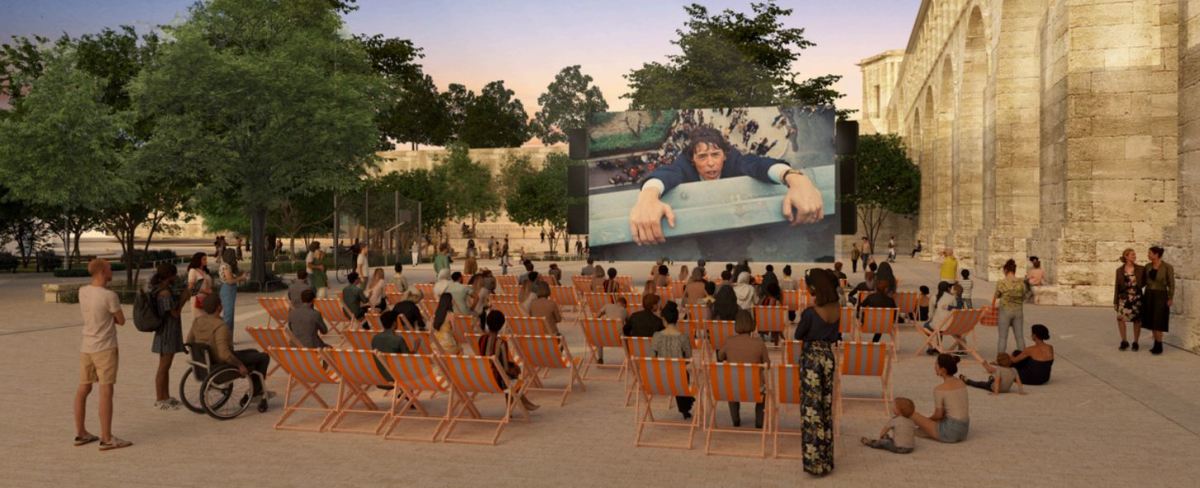 Les événements culturels seront nombreux sur la nouvelles place Max Rouquette nouvelle place max rouquette montpellier – place max rouquette visuel cinema plein air