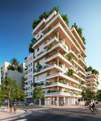Programme neuf Odyssée Rive Gauche : Appartements Neufs Montpellier : Port marianne référence 7654