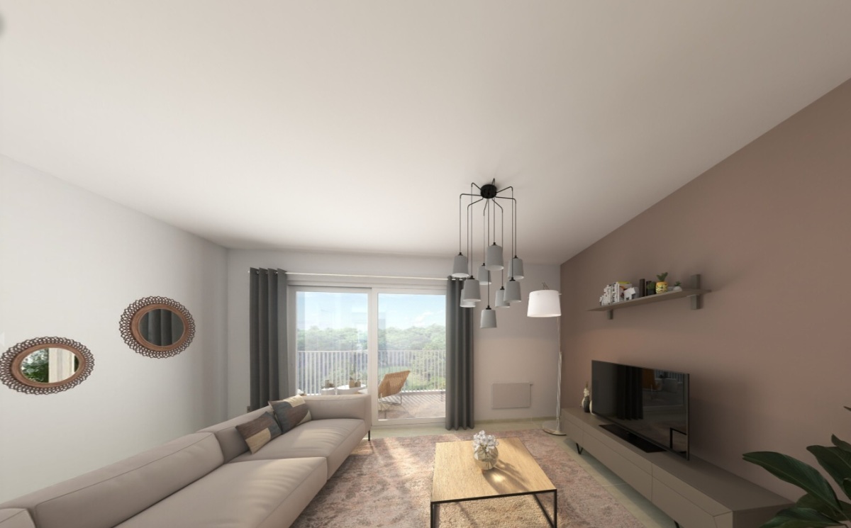 Programme neuf Odyssée Rive Gauche : Appartements neufs à Port marianne référence 7654, aperçu n°1
