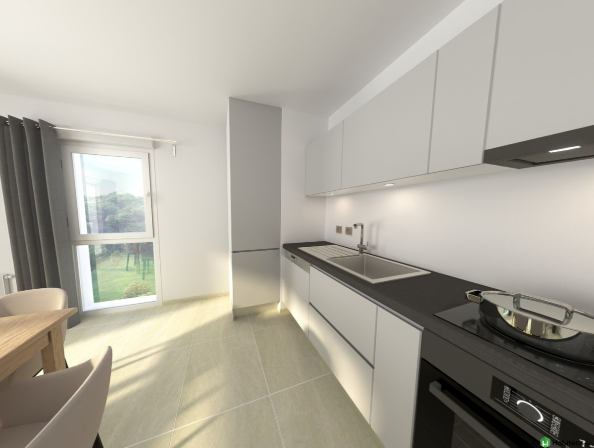 Programme neuf Odyssée Rive Gauche : Appartements neufs à Port marianne référence 7654, aperçu n°2