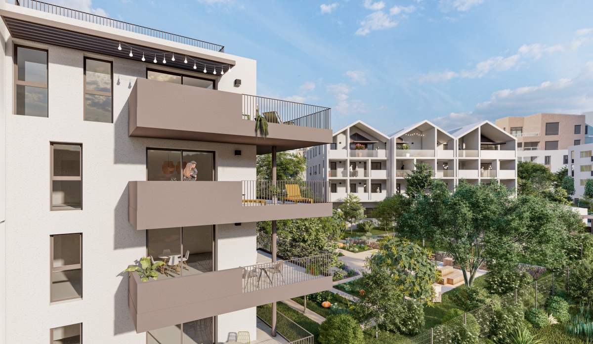 Programme neuf Rocca Bella : Appartements neufs à Saint-Jean-de-Védas référence 7656, aperçu n°8