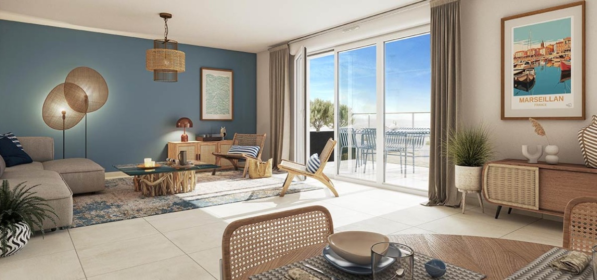 Programme neuf Terra Solea : Appartements neufs à Marseillan référence 7687, aperçu n°1