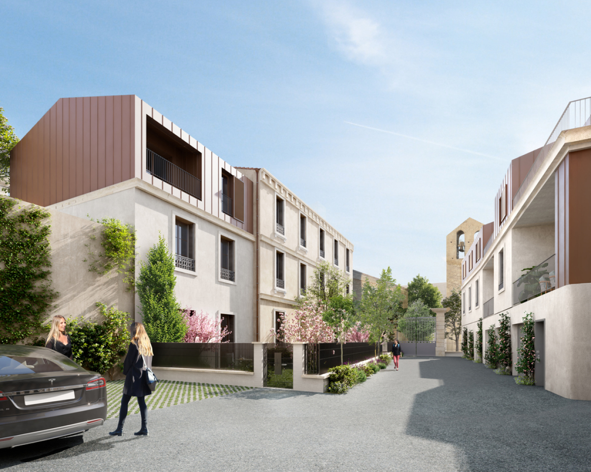 Programme neuf Clos Sainte Agathe : Appartements neufs à Valergues référence 5484, aperçu n°8