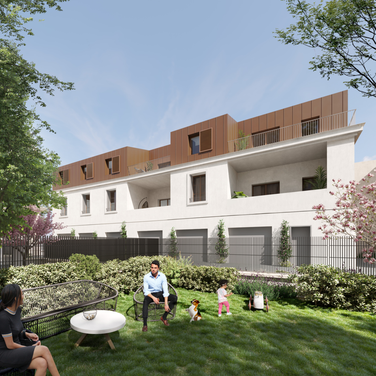 Programme neuf Clos Sainte Agathe : Appartements neufs à Valergues référence 5484, aperçu n°10