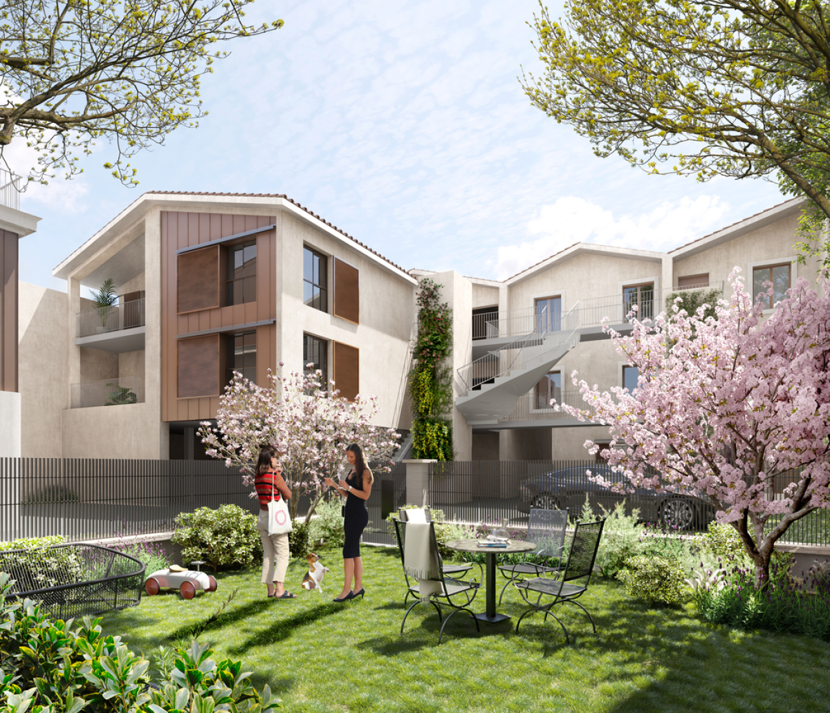 Programme neuf Clos Sainte Agathe : Appartements neufs à Valergues référence 5484, aperçu n°11