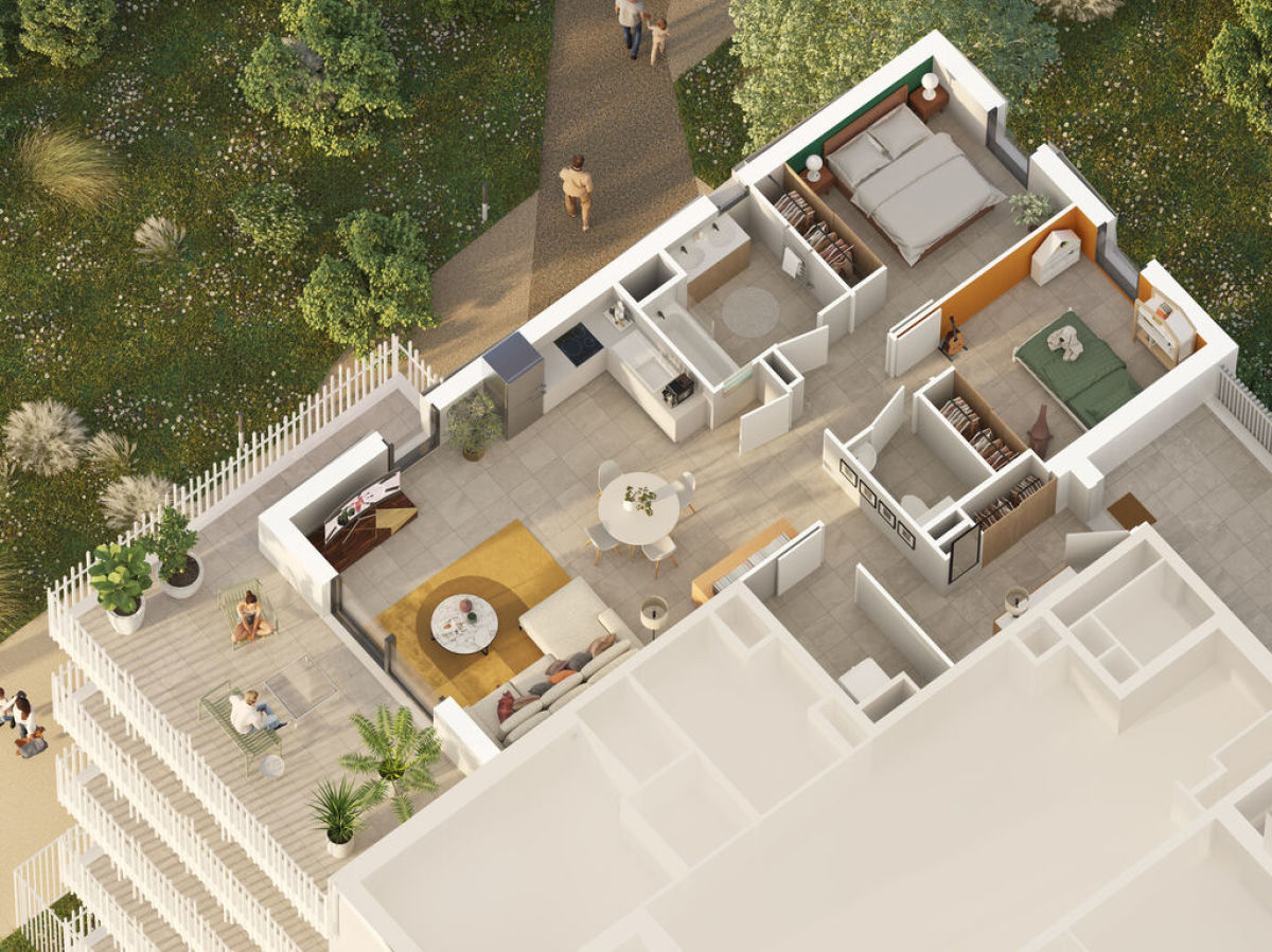 Programme neuf Movimento : Appartements neufs à Castelnau-le-Lez référence 7804, aperçu n°1